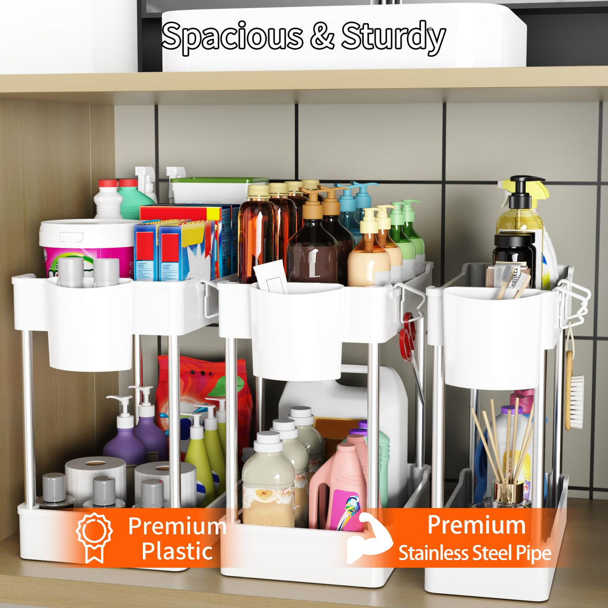 3 Pack Under Sink Organizer S33096