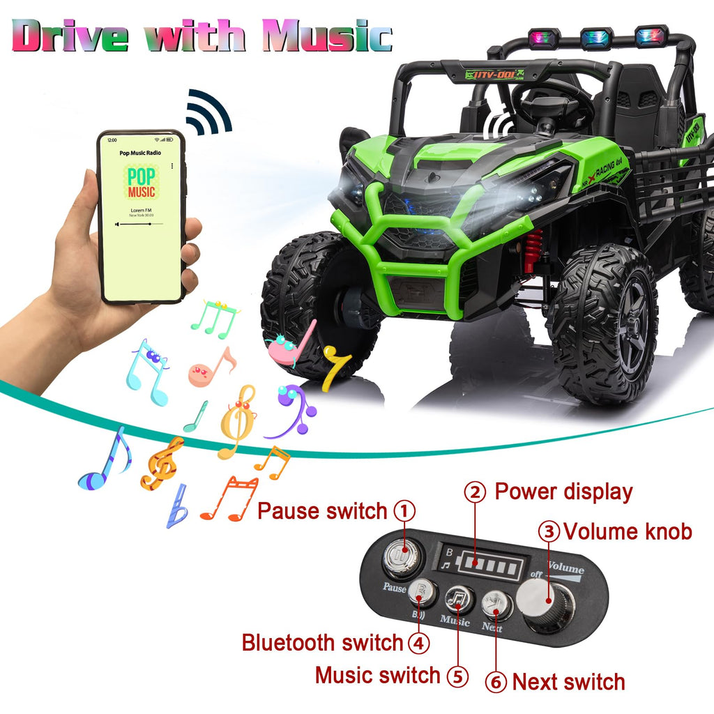 24V 4X4 2-Seater Ride On UTV J89765