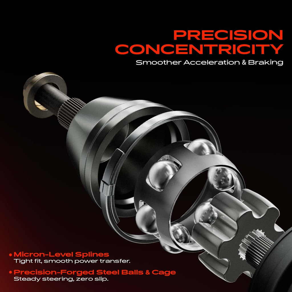 Front Left Driver Side CV Axle Shaft Assembly V836