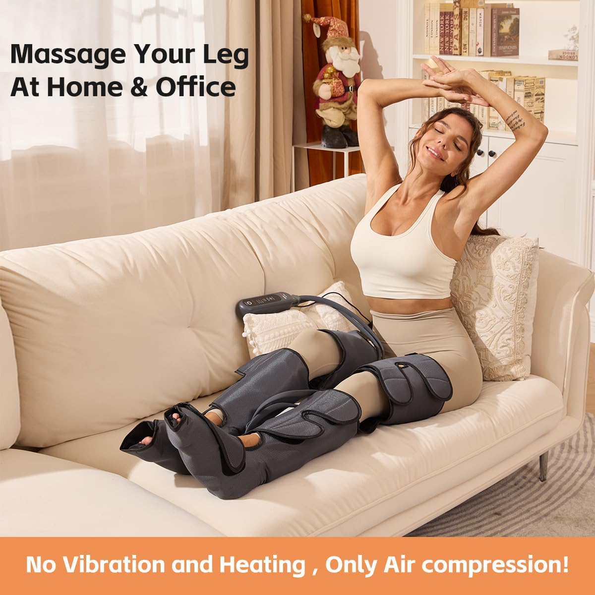 Air Compression Leg Massager with 3 Modes 3 Intensities K293203