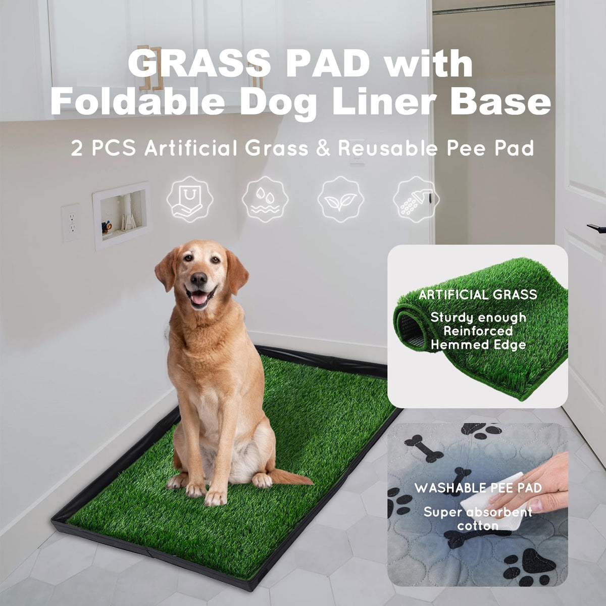 Foldable Dog Litter Box J8925
