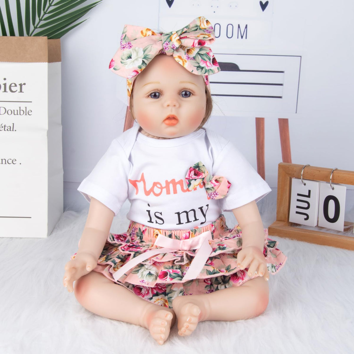 Baby Doll Clothes 20-22 Inch Girl Outfits Pleated Skirt B295130