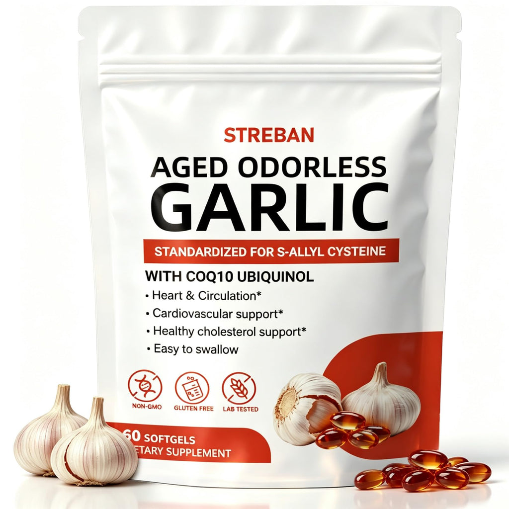 Odorless Garlic Supplement 600mg Softgels G639