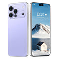 Unlocked Cell Phone 16GB+512GB Smartphone 6.99" HD Screen Android 15 5G 7000mAh (Purple) E80364