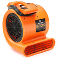 12pk 2 Speed 1/2 HP Air Mover Carpet Dryer Floor Fan E755
