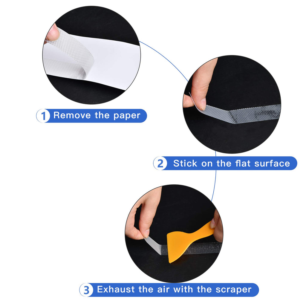 24 PCS Non Slip Adhesive Bathtub Stickers A7751