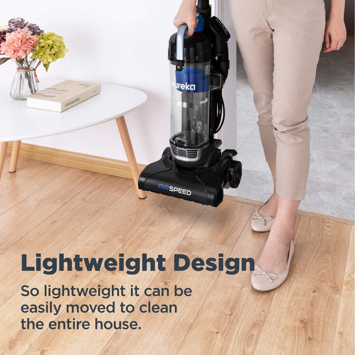 Ultra-Lightweight Compact Bagless Upright Vacuum Cleaner and Compact Carpet Cleaner L7046