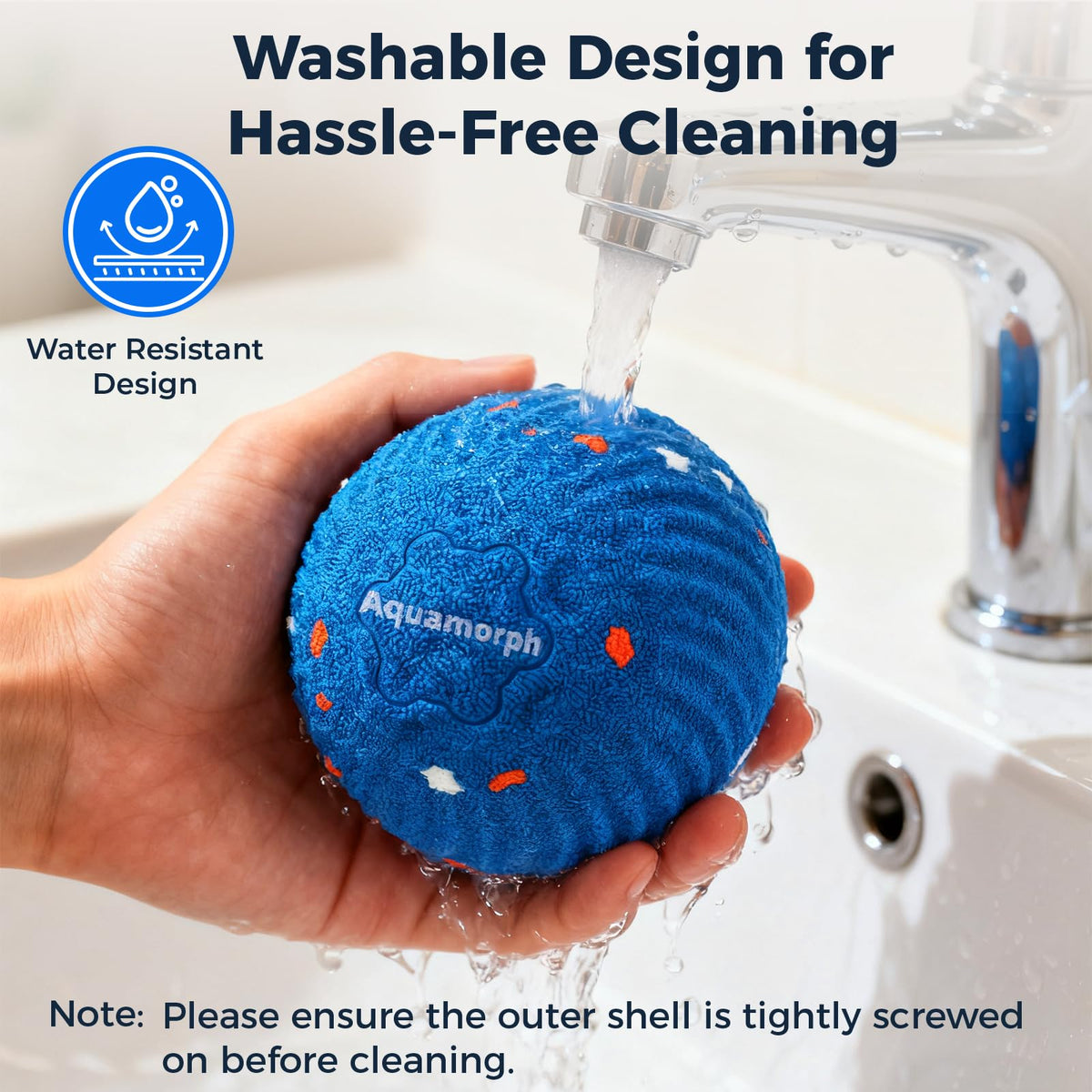2-Pack Interactive Washable Dog Ball I929