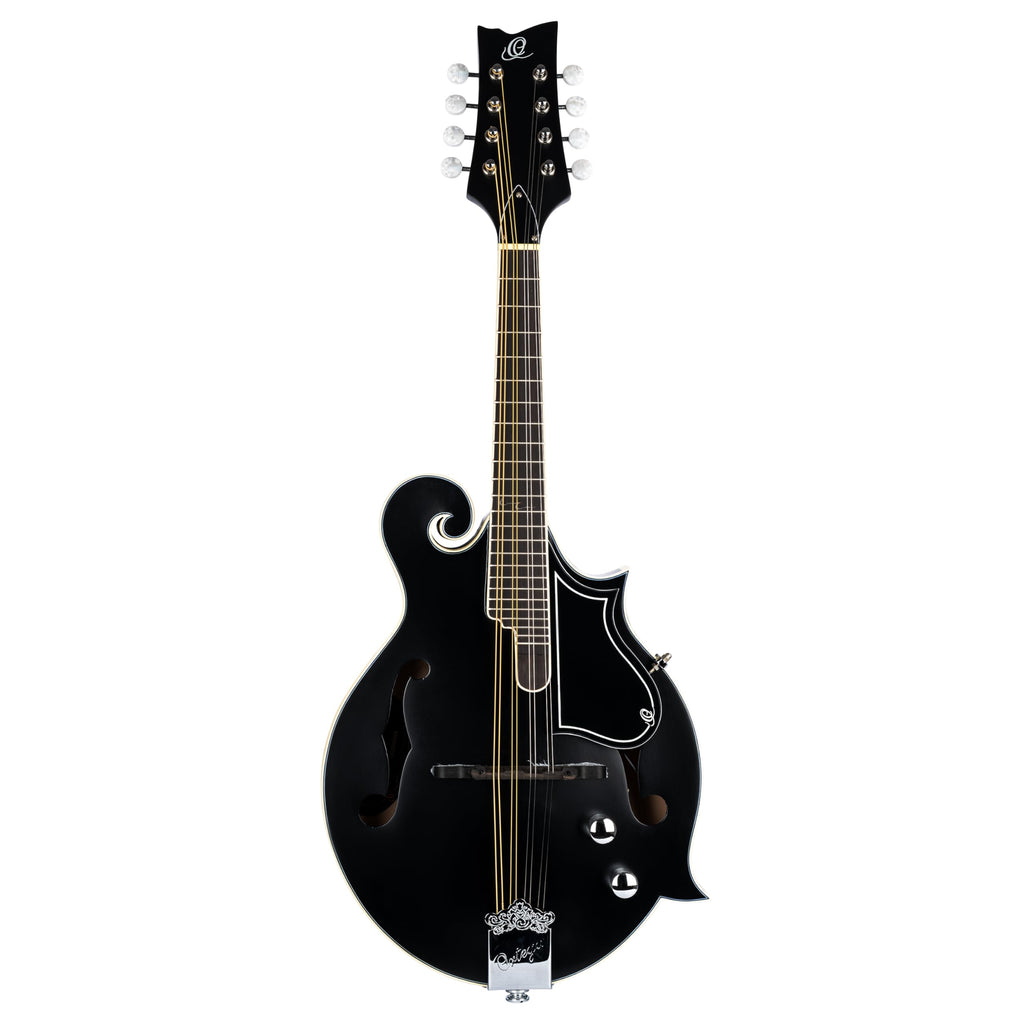 Satin Black Acoustic-Electric Mandolin Z323