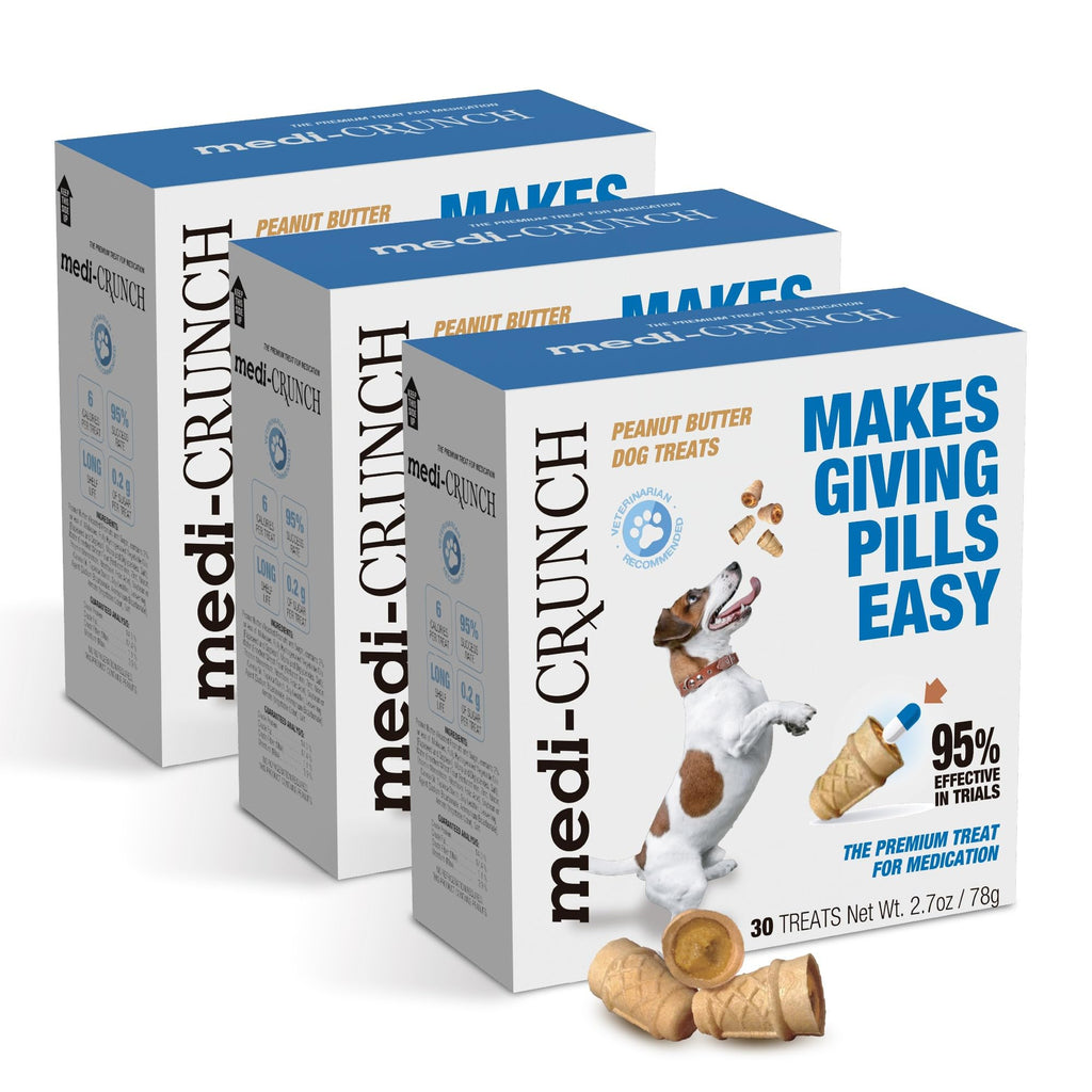 Peanut Butter Dog Pill Treats 90 Count W6554