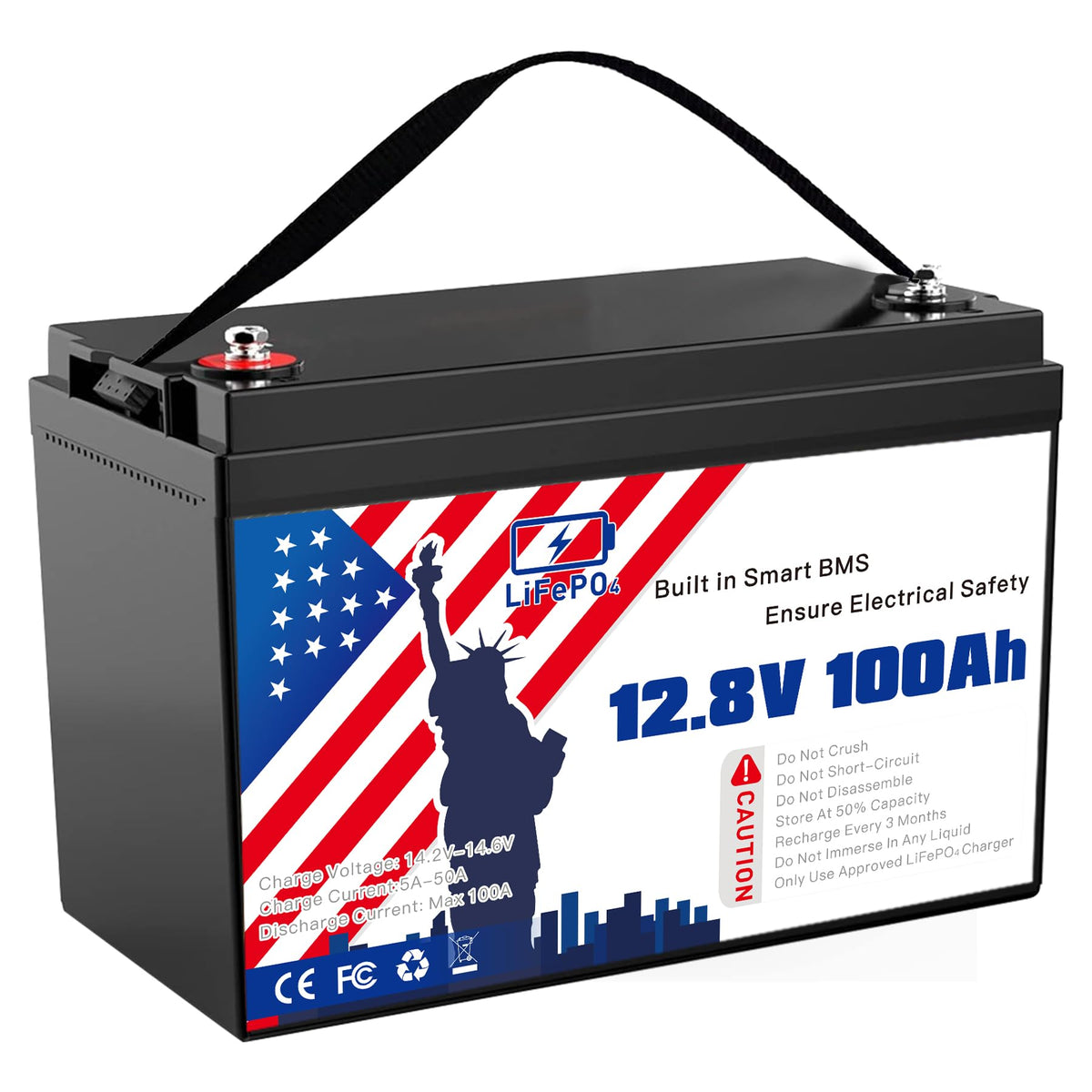 12V 100Ah LiFePO4 Battery L44782