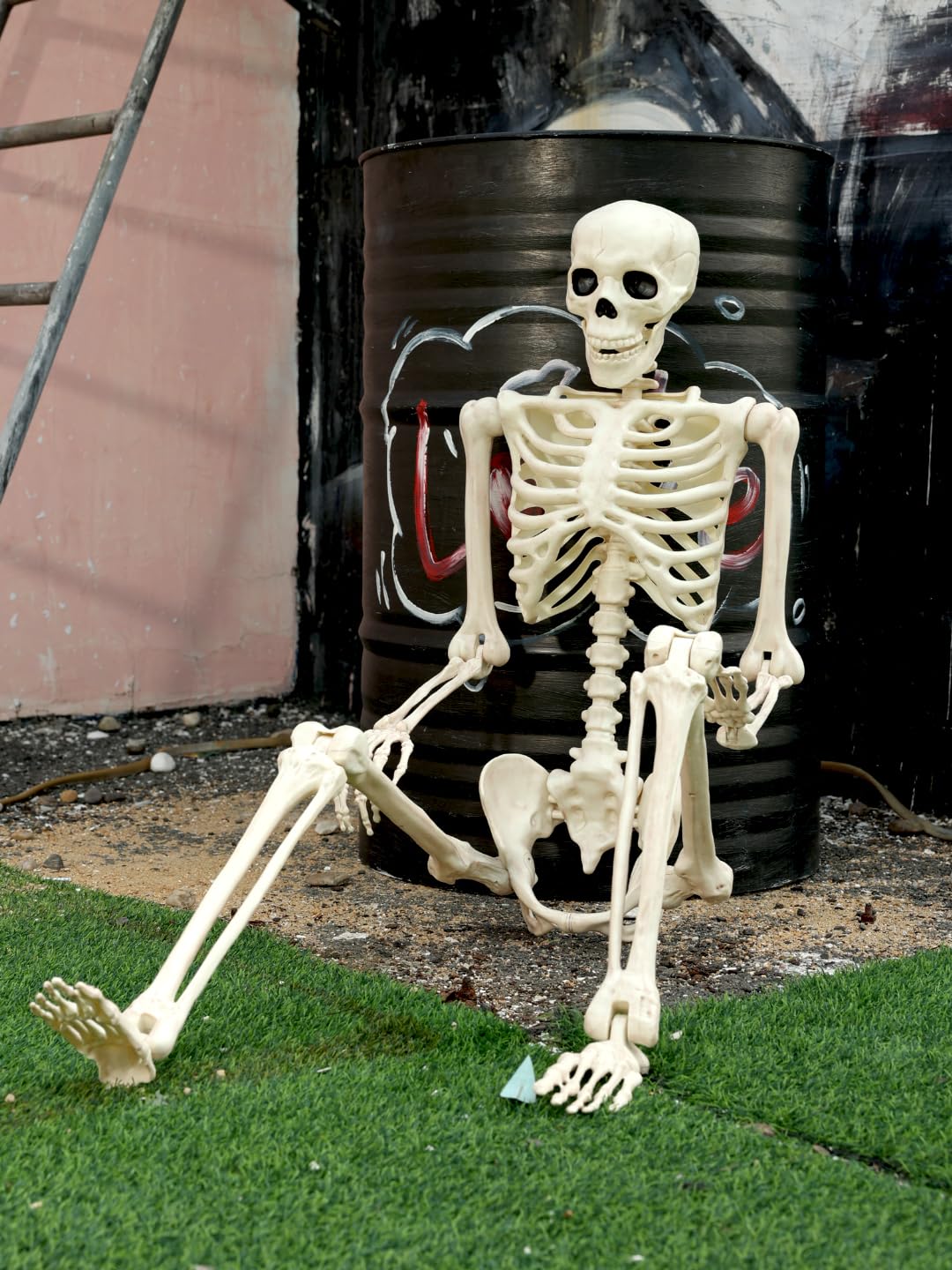 5 FT Life Size Skeleton Halloween Decoration B95773