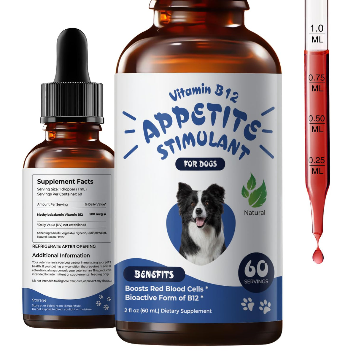 Liquid Vitamin B12 & Methylcobalamin Drops O68804