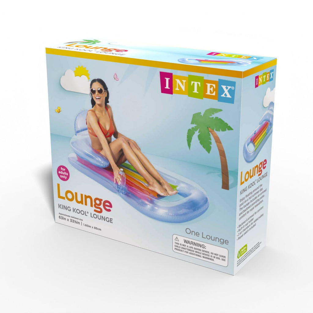 Inflatable Lounge Blue & Pearlescent Silver 2 Pack P889