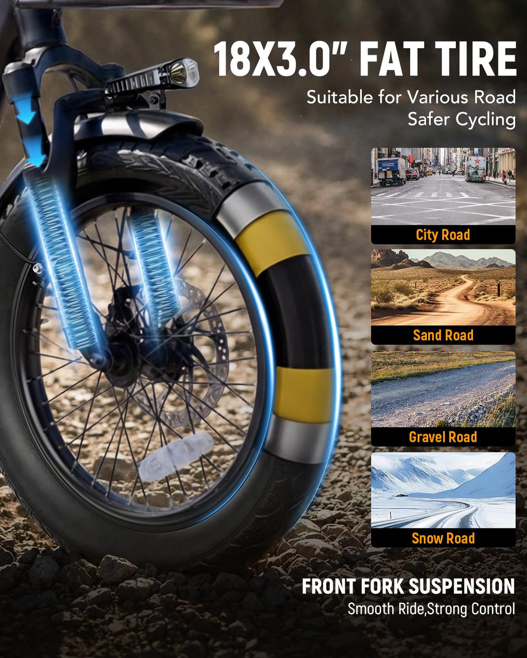 Electric Tricycle for Adults, 18"x3.0" Folding Step-Thru E Trike with 1200W Brushless Motor 48V 499.2Wh Removable Battery D439638