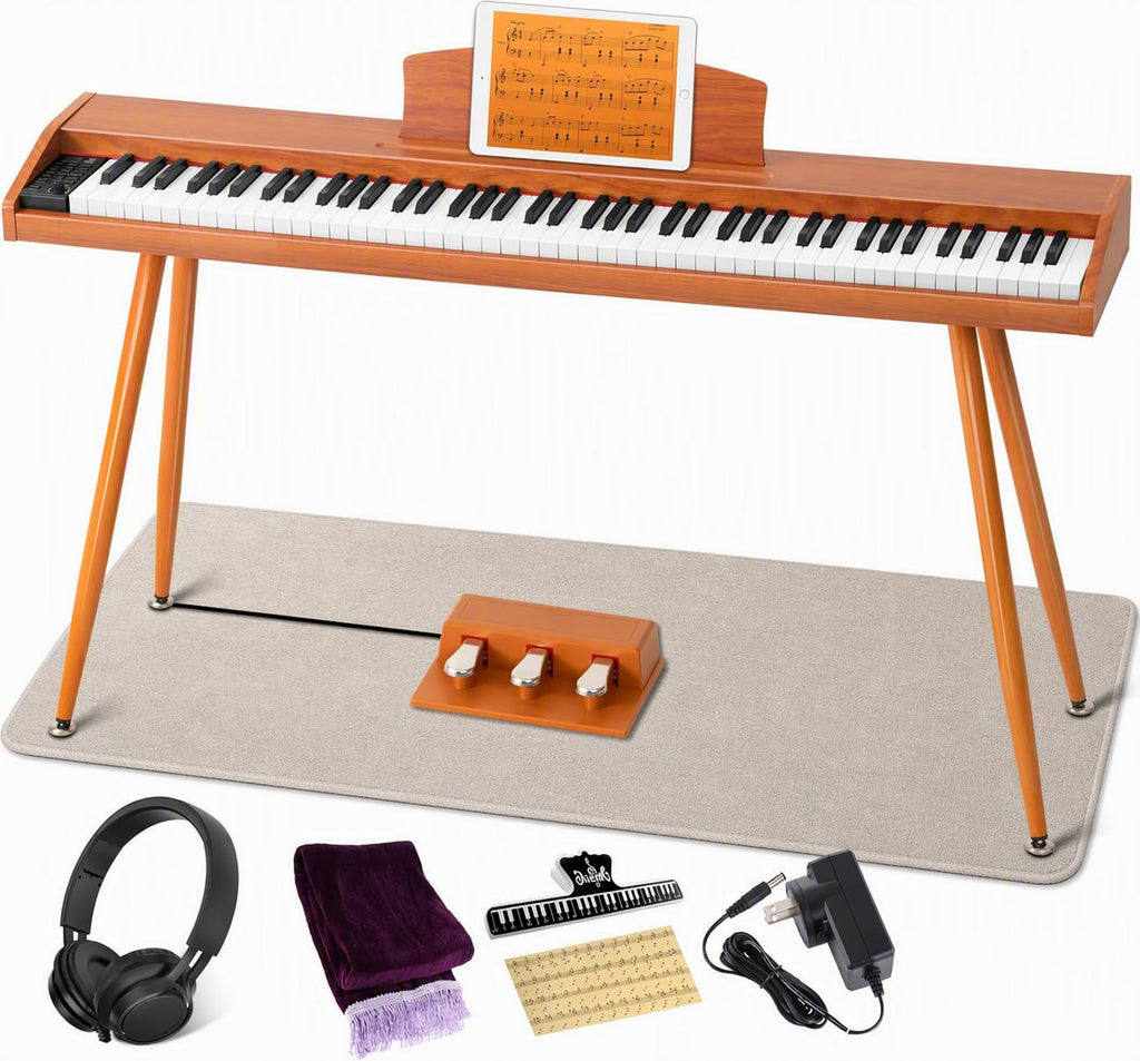 88 Key Semi-Weighted Digital Piano Keyboard T7204