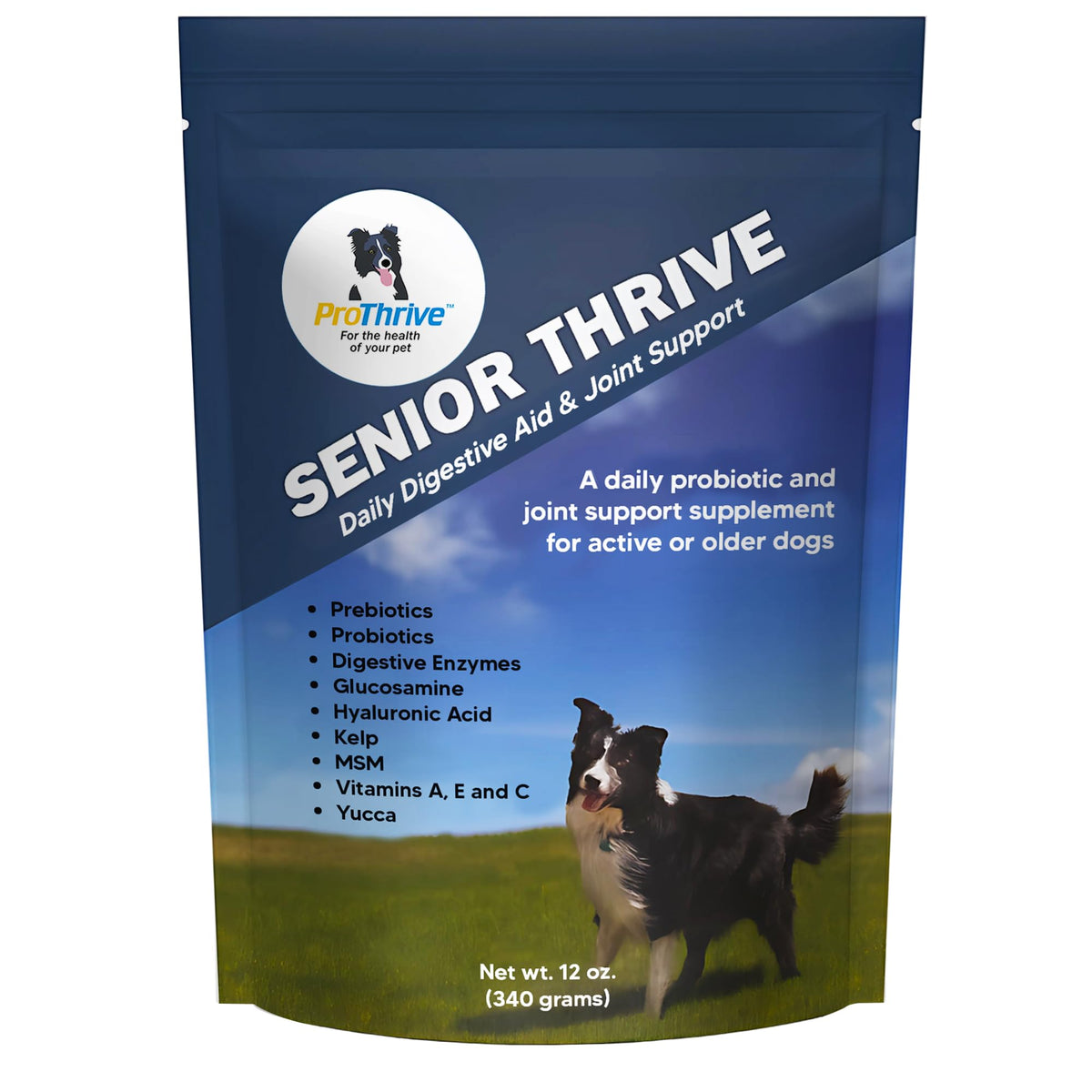 12 Oz Senior Dog Digestive & Joint Supplement W43005
