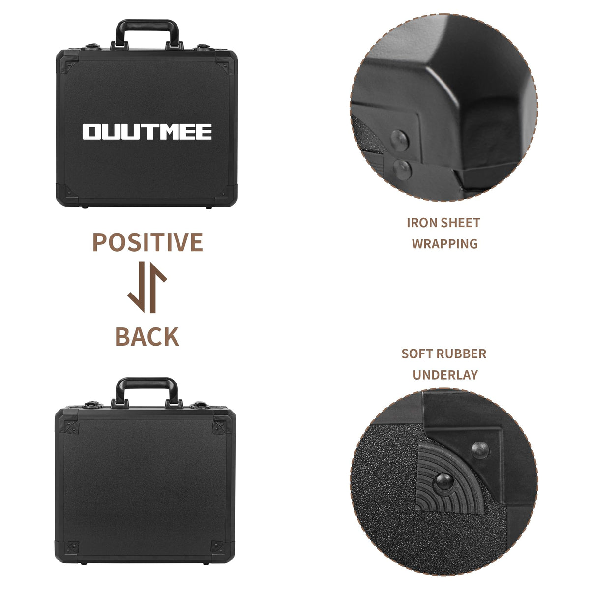 12 Inch Hard Shell Carrying Case with Pre-Diced Foam N206