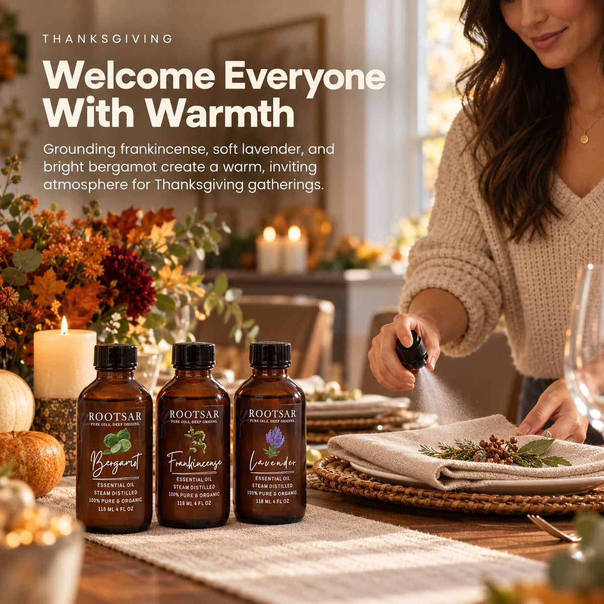 3 Pack Essential Oils 4 Fl Oz Z591078