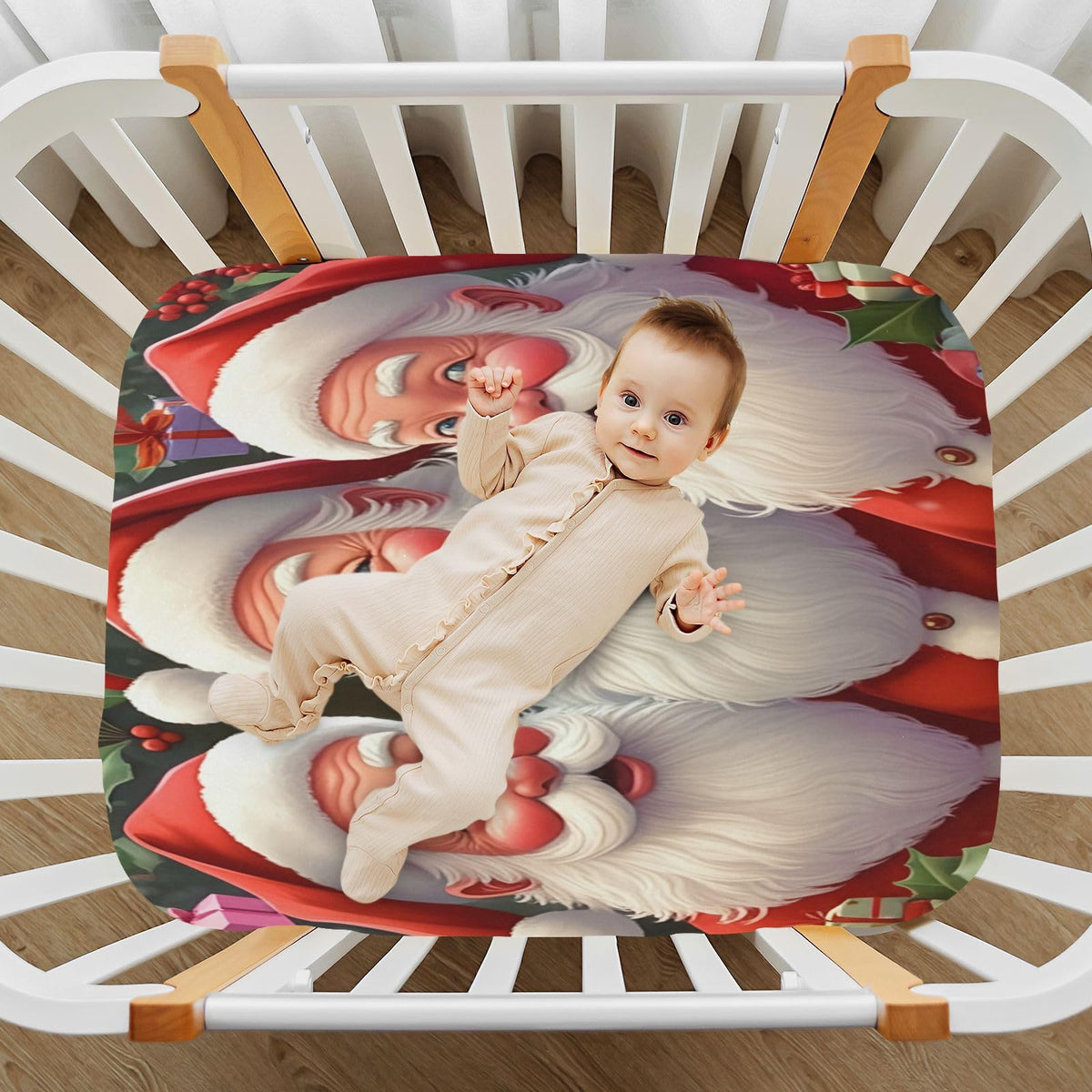 Santa Crib Sheet 52" x 28" M284300