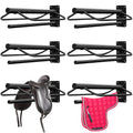 6 Pcs Wall Mount Saddle Rack with Pad Bar V453