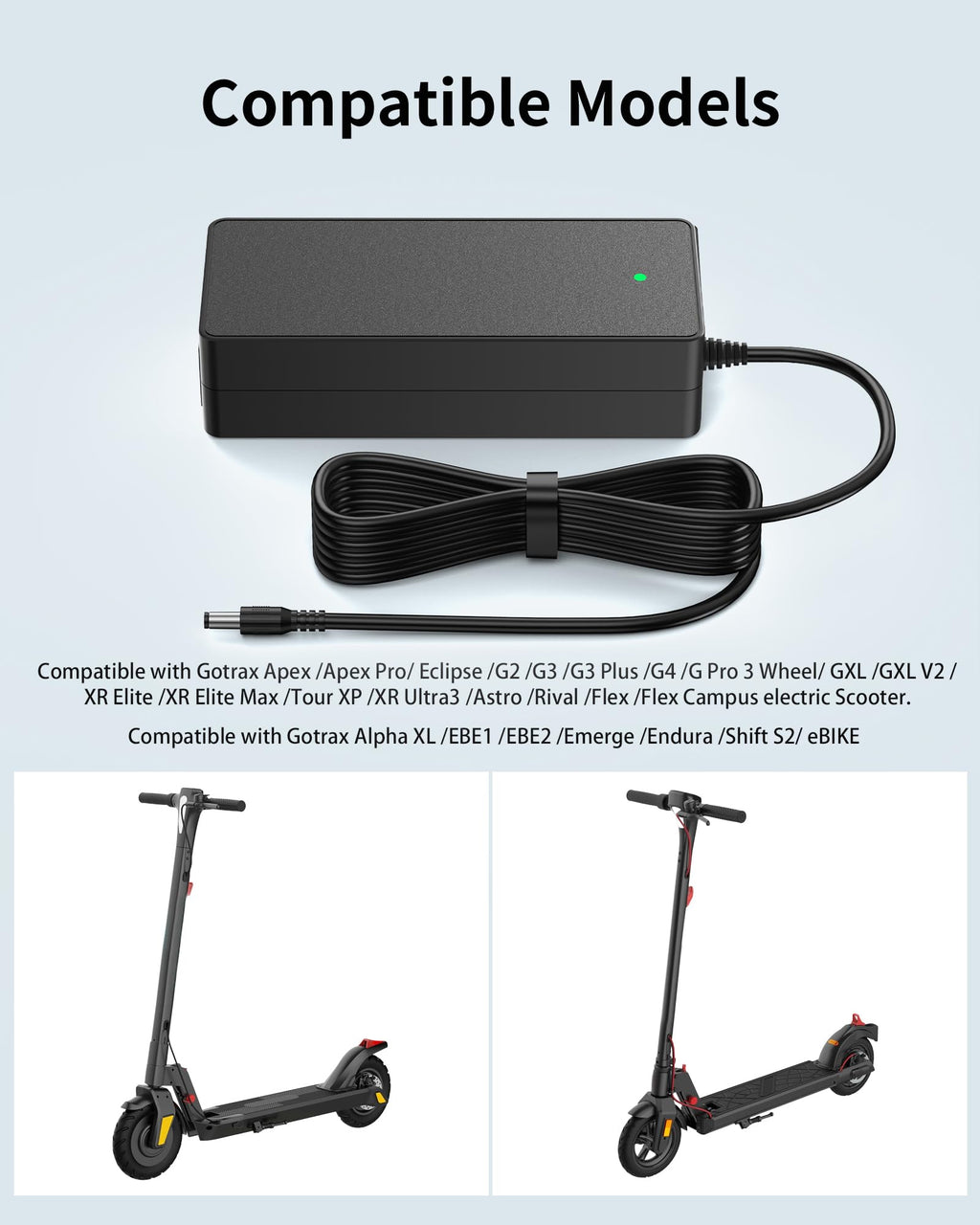 42V 2A Charger for Electric Scooters K36245