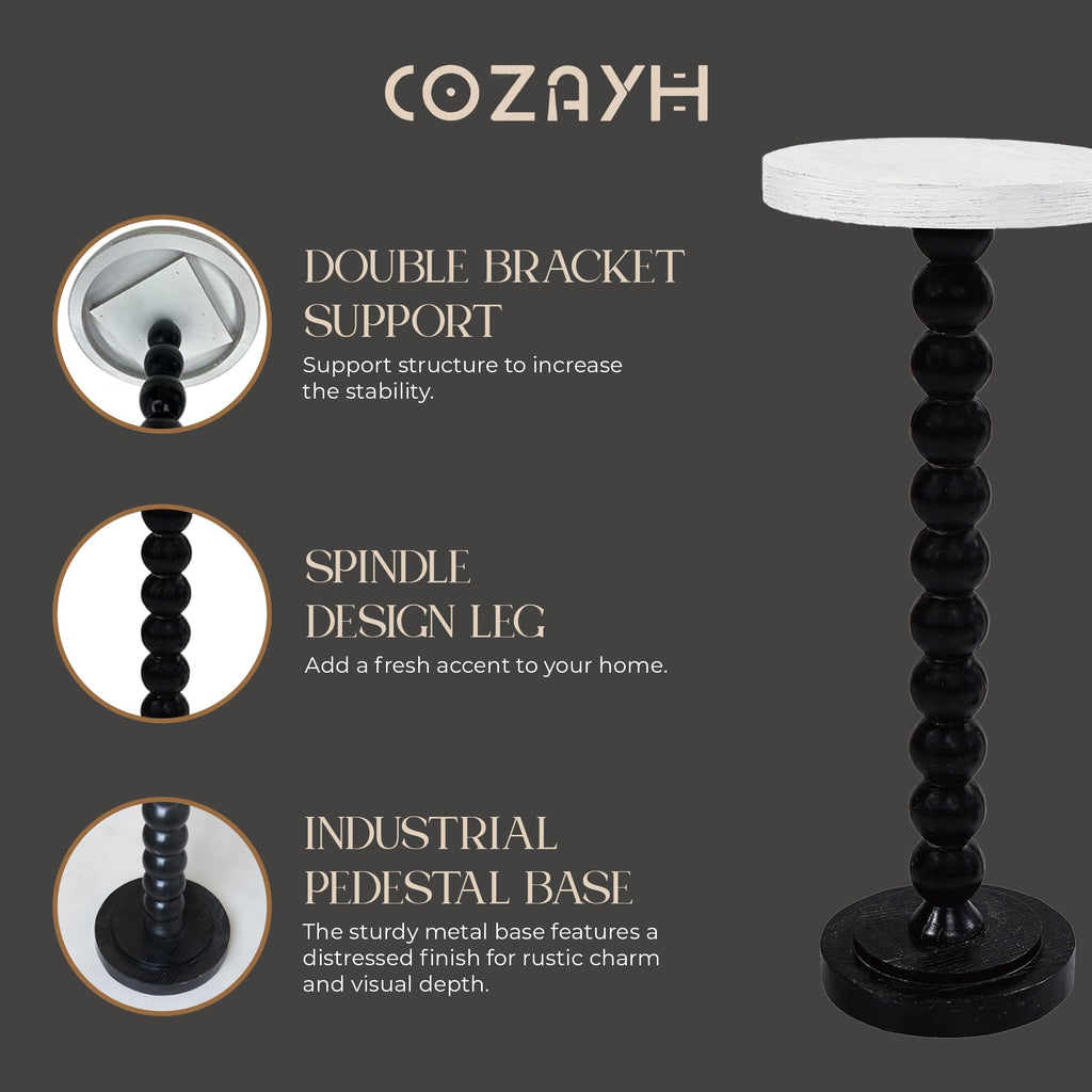 Small Pedestal End Table E7129
