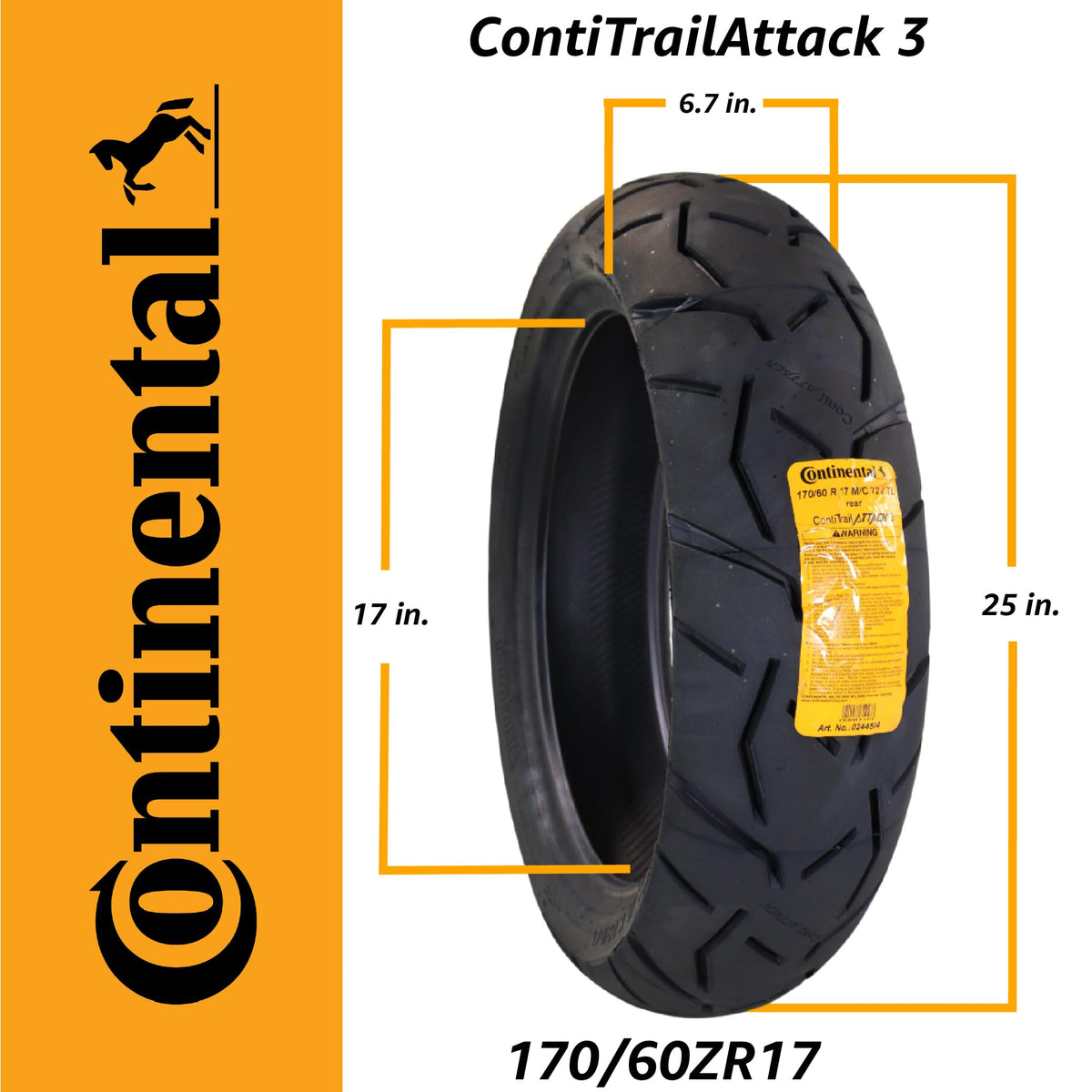 170/60R17 72V Motorcycle Tire Q4629