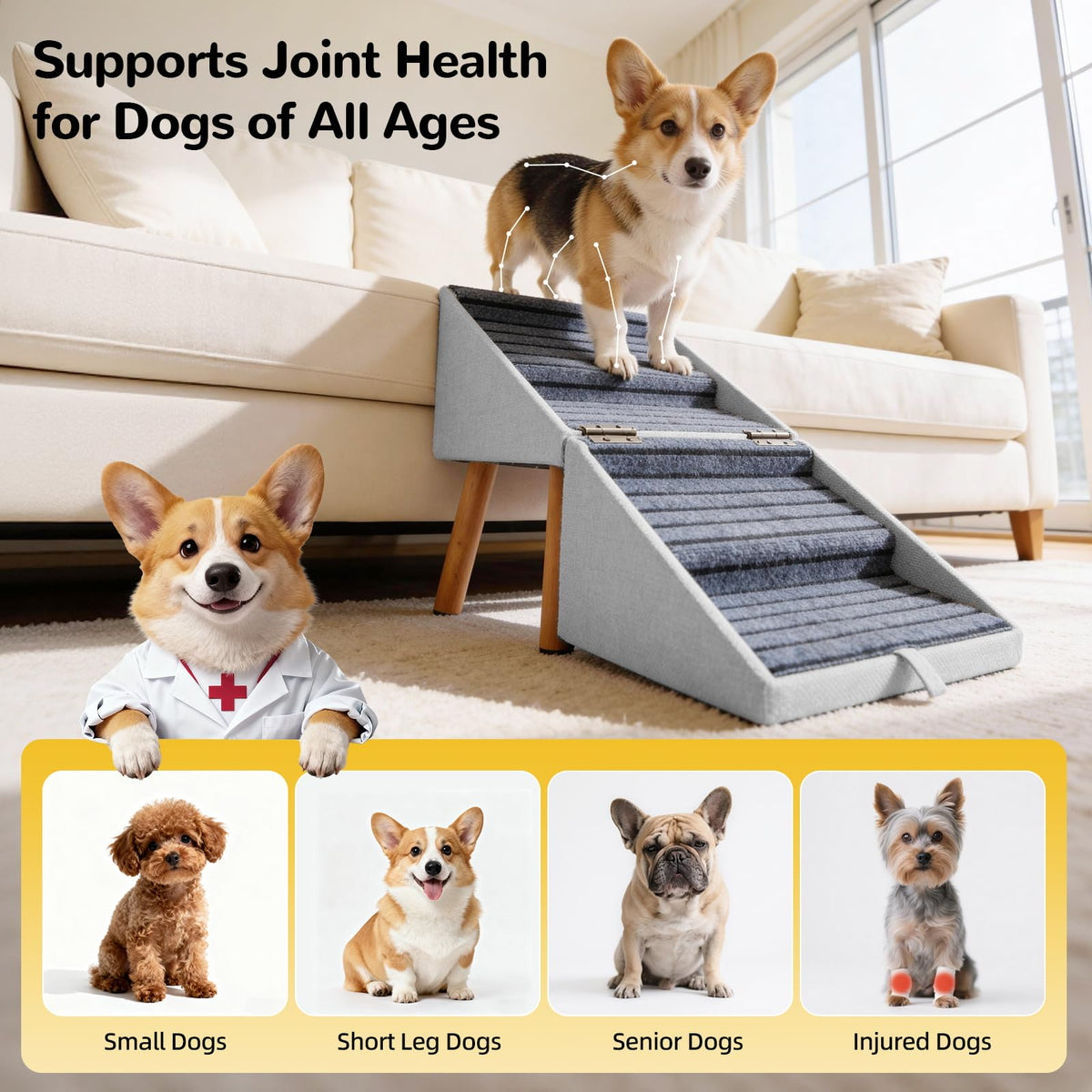 Dog Safety Ramp for Small Dogs H46302