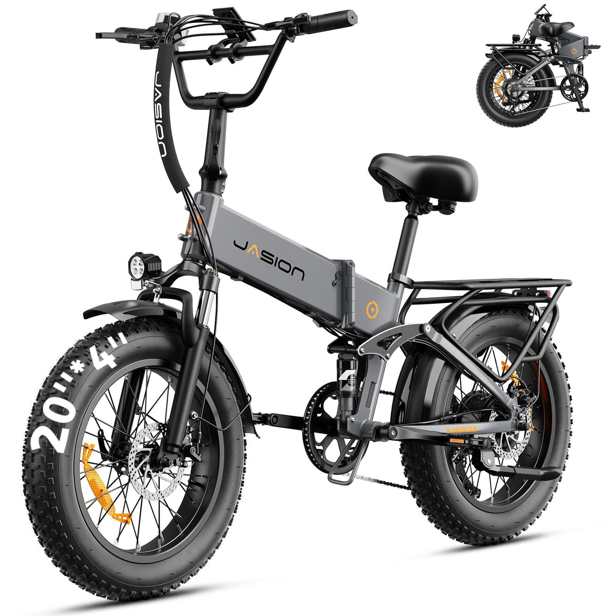 1400W 30MPH 48V 13AH Fat Tire Foldable Electric Bike U618