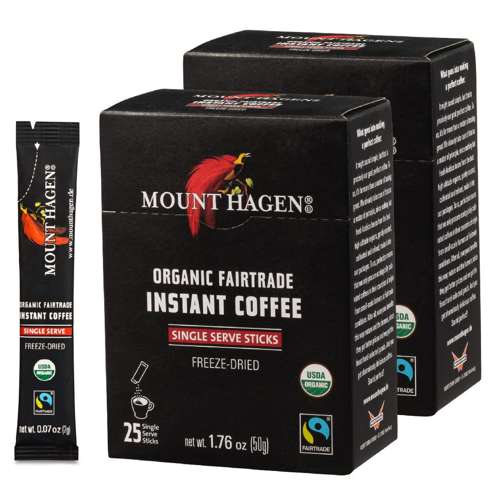 Organic Medium Roast Instant Coffee Packets 2 Pack F602