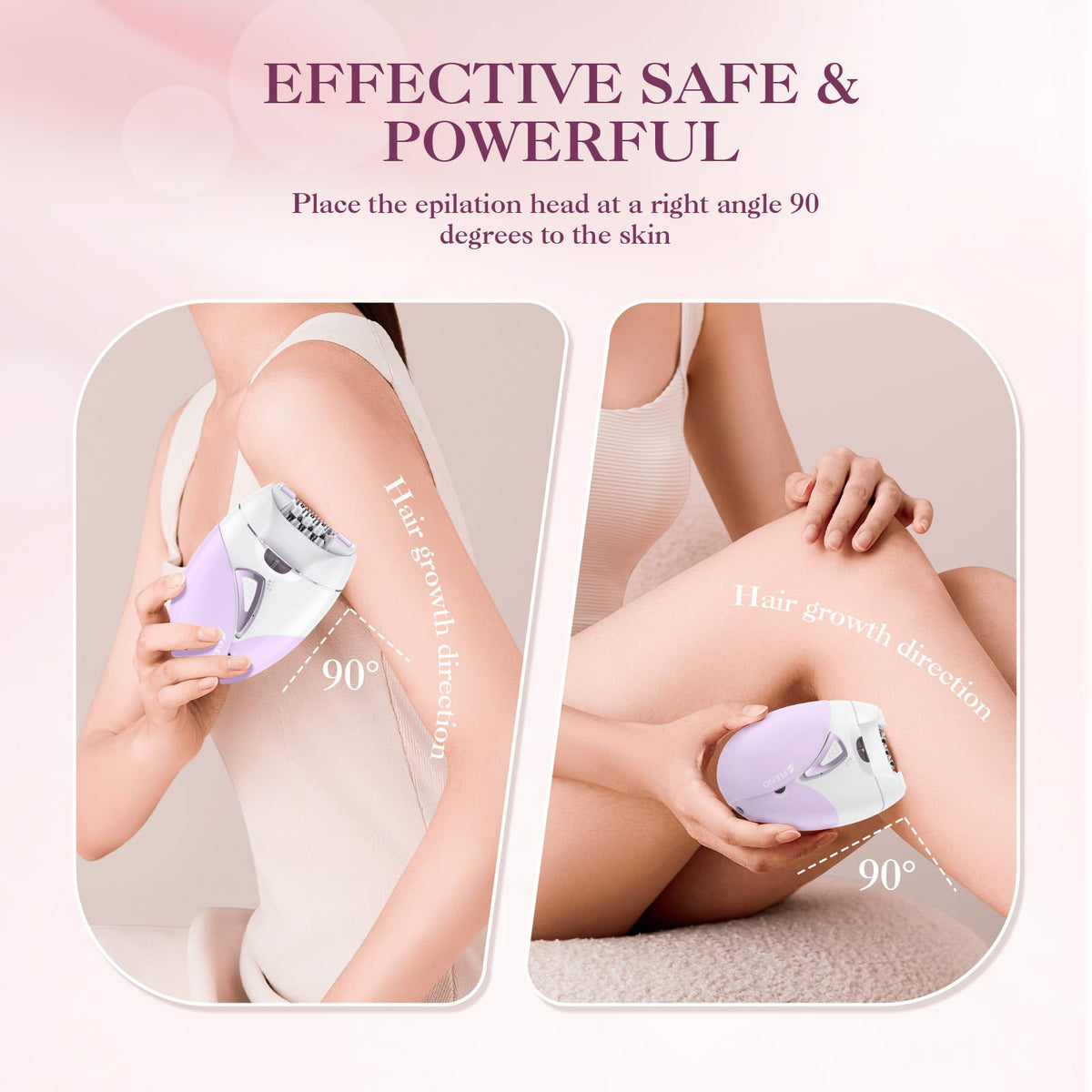 2-Speed Adjustable Epilator with 36 Tweezers C913