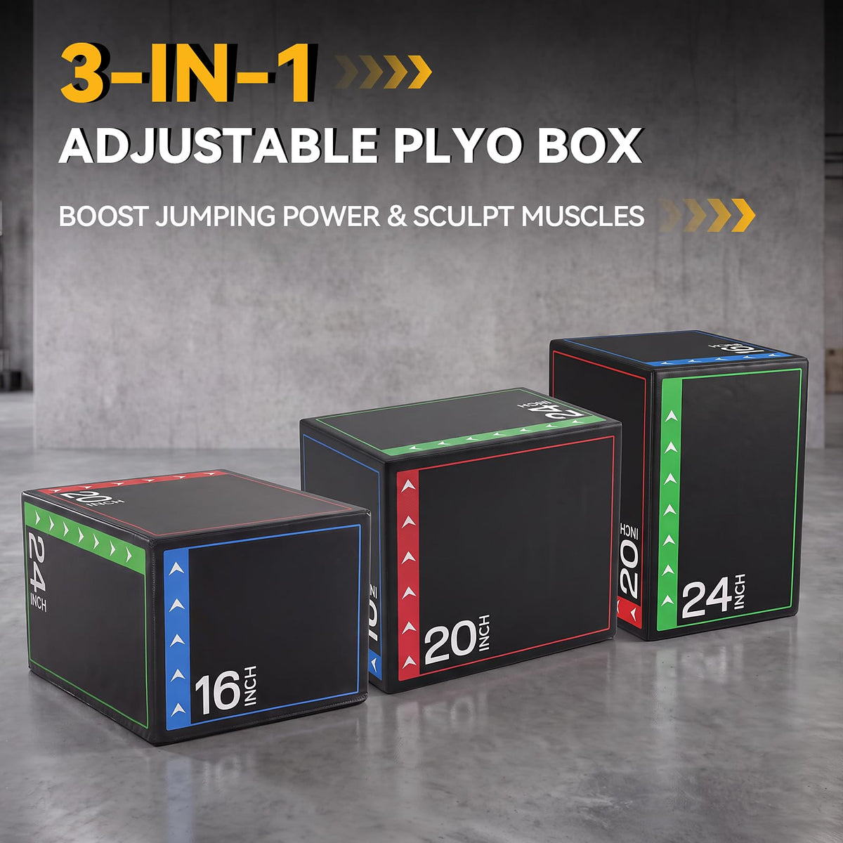 3 in 1 Plyometric Jump Box V678457