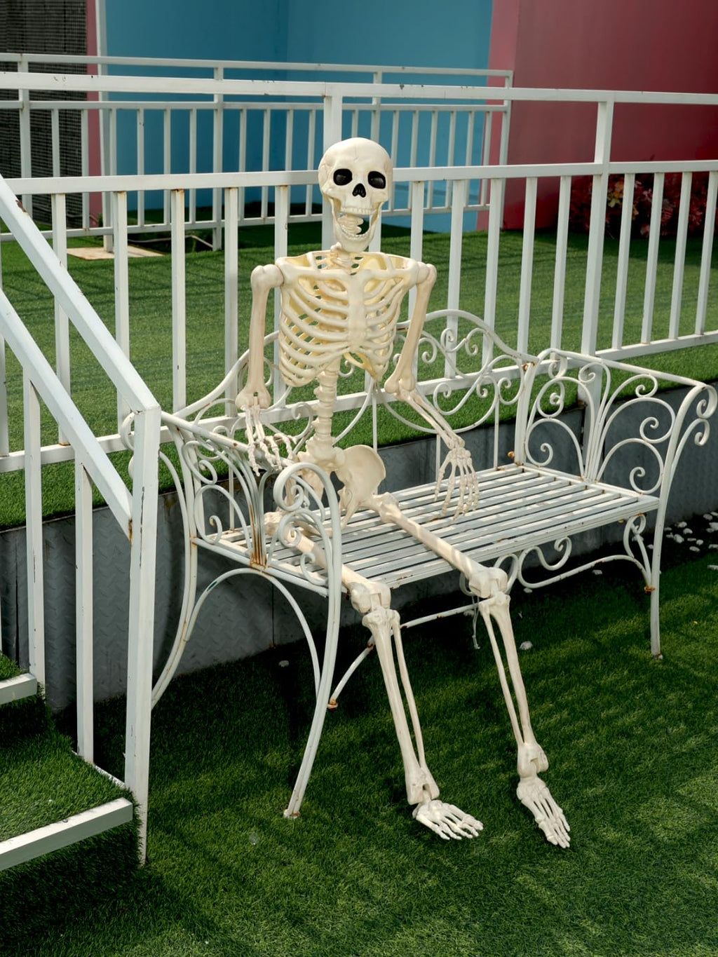 5 FT Life Size Skeleton Halloween Decoration B95773
