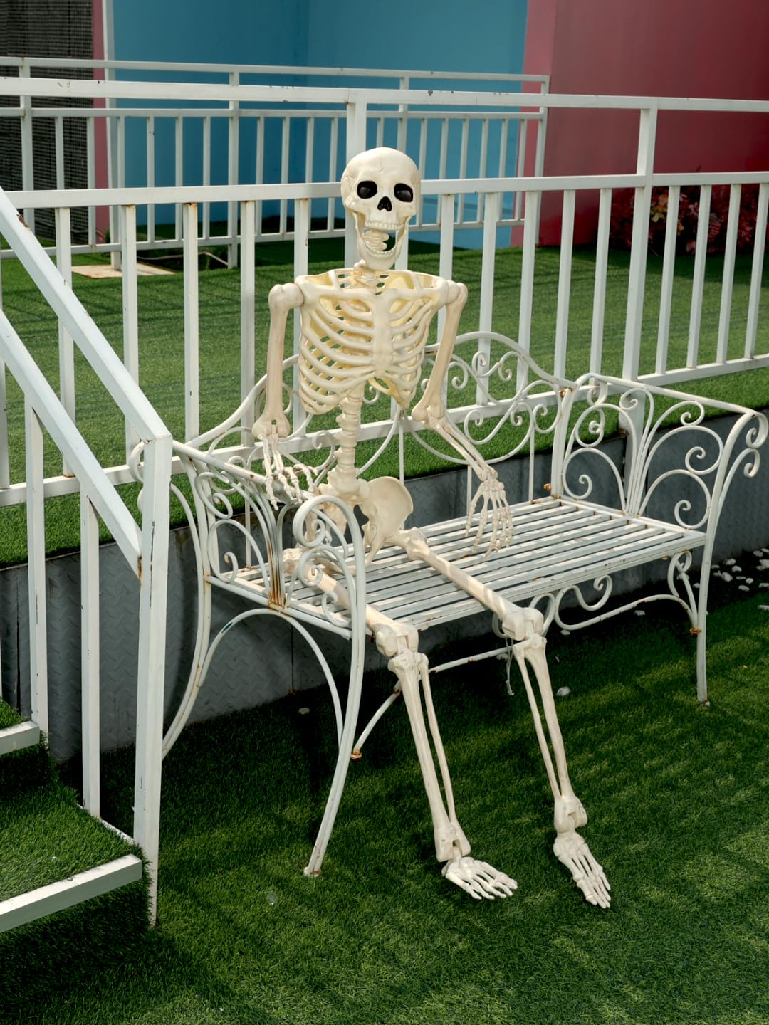 5 FT Life Size Skeleton Halloween Decoration B95773
