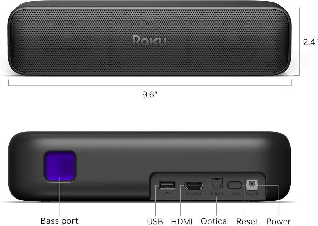 4K TV Soundbar with Built-in Streaming Device H9363