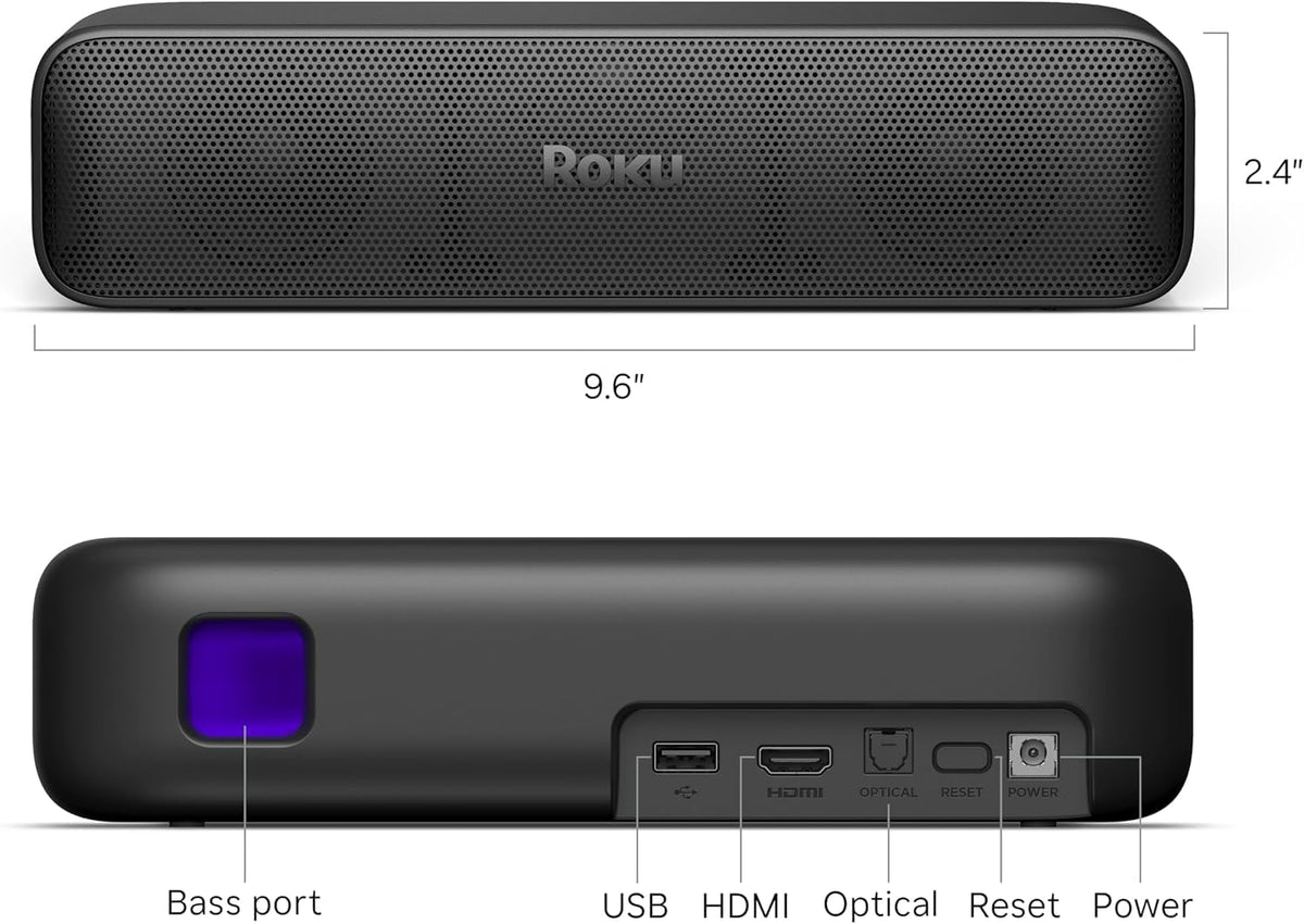 4K TV Soundbar with Built-in Streaming Device H9363