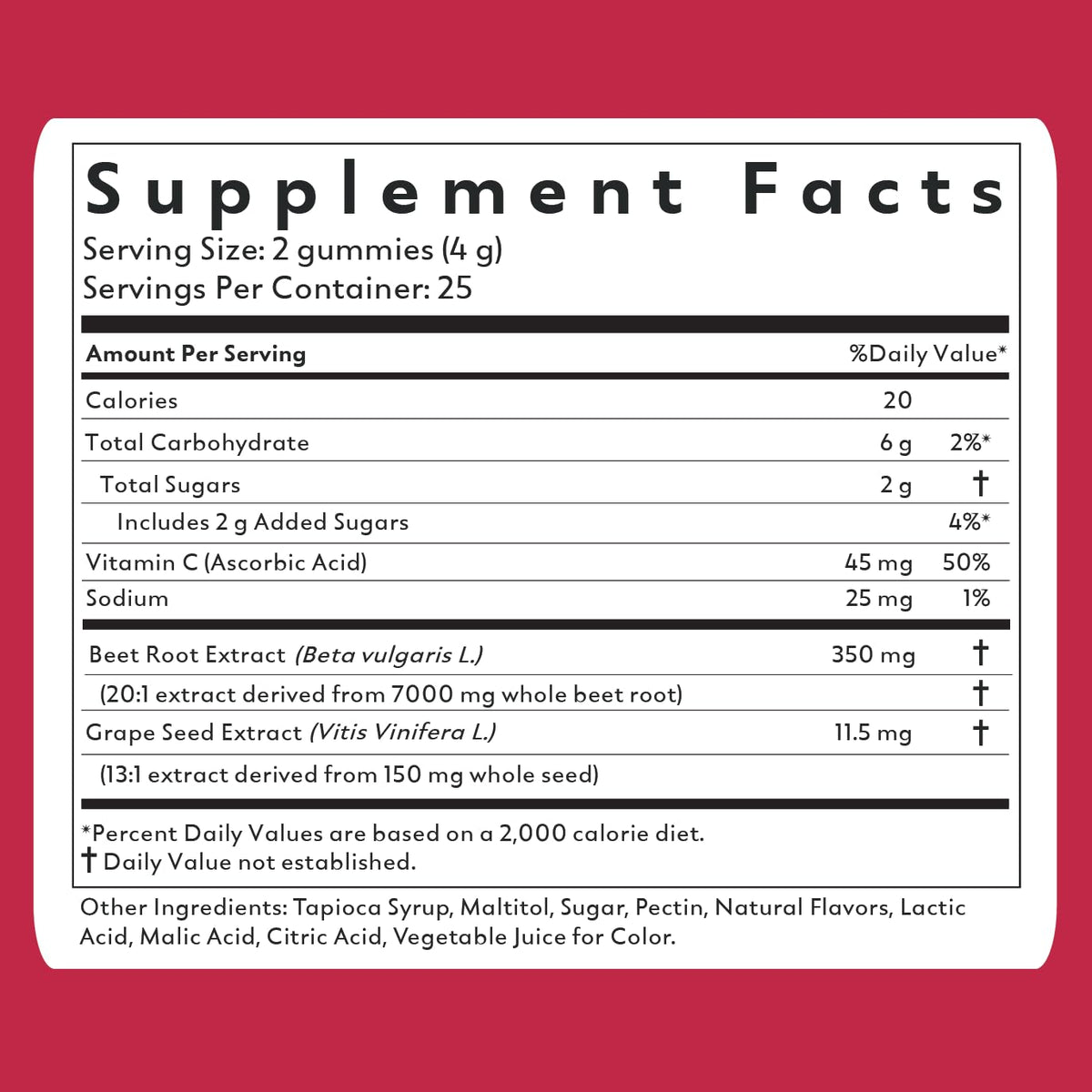 Beet Root Powder Gummies W629289