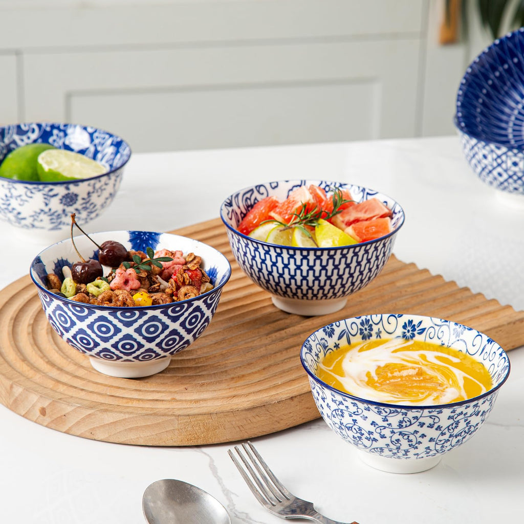 18 Pieces Ceramic Dinnerware Set Service for 6 F479