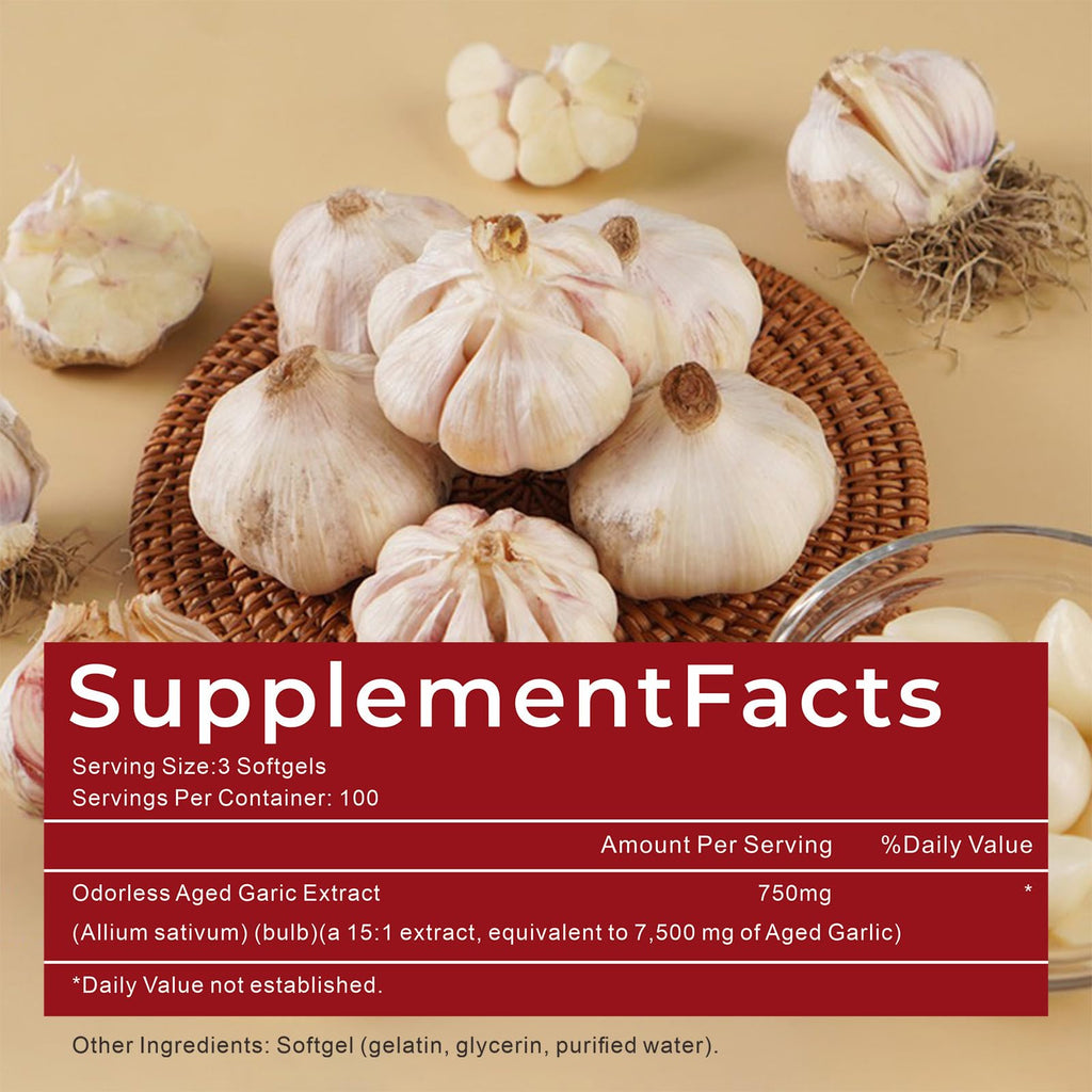 Aged Garlic Extract Capsules 300 Count R881