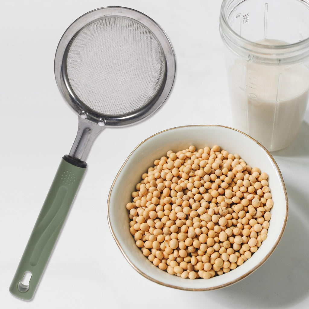 Stainless Steel Food Mesh Strainer with Handle Q42572