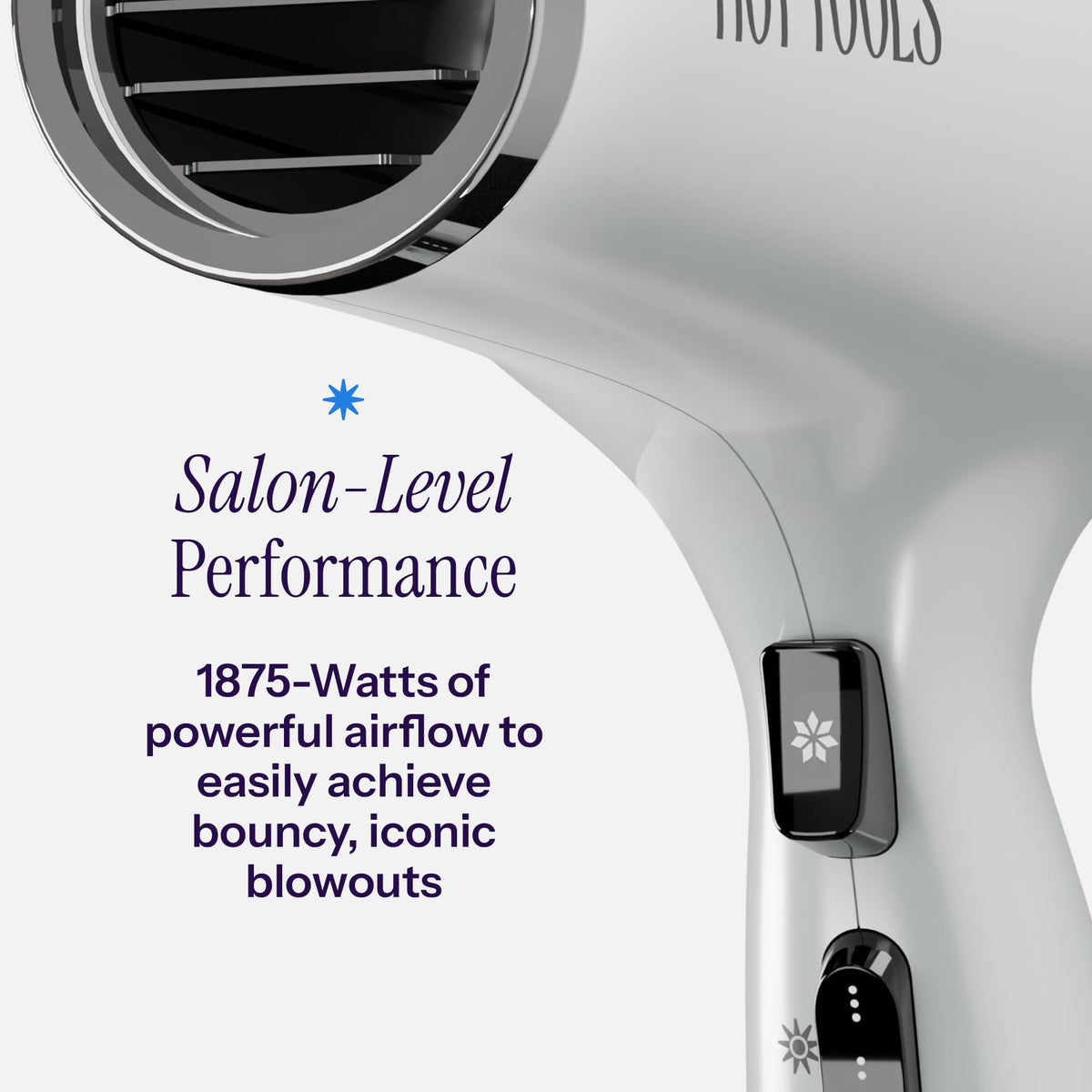 1875 Watt White Ceramic Hair Dryer C7479