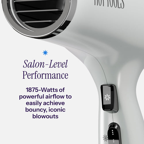 1875 Watt White Ceramic Hair Dryer C7479