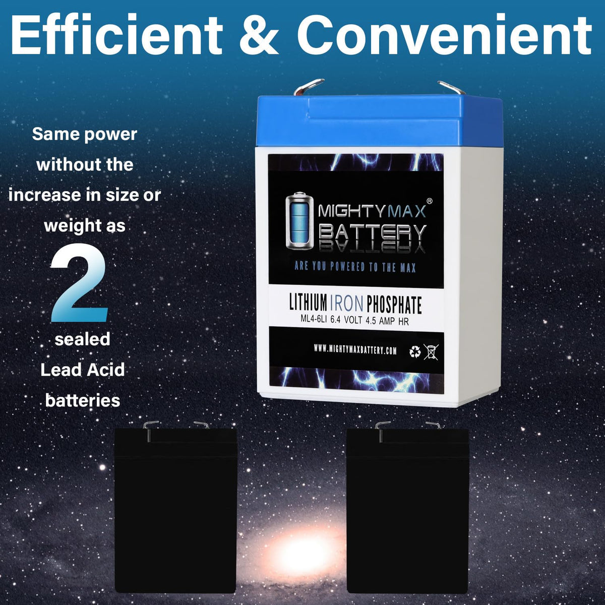 6V 4.5AH Lithium Replacement Battery S817