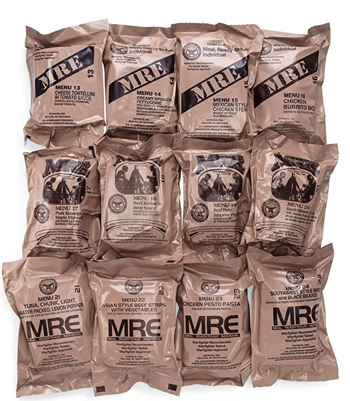 24ct MRE Meals Ready to Eat F145