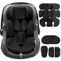 Infant Car Seat Insert with Adjustable Head Support, Black C62653