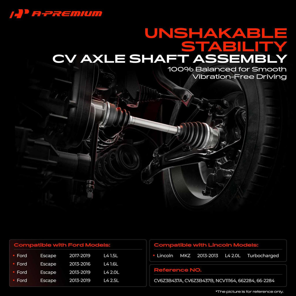 Front Left Driver Side CV Axle Shaft Assembly V836