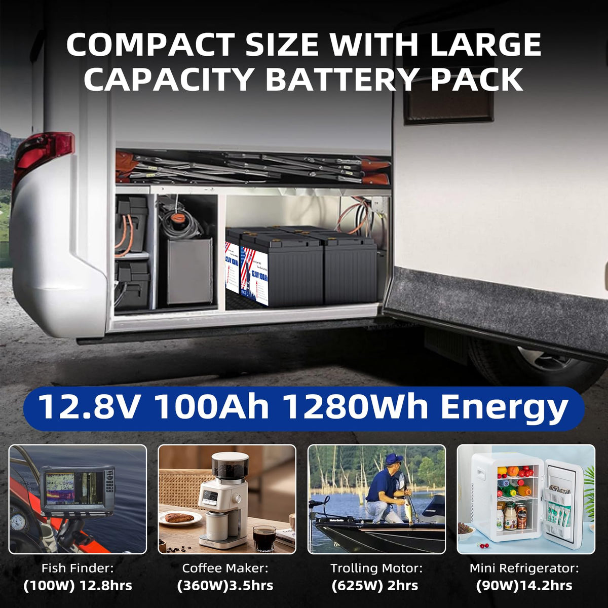 12V 100Ah LiFePO4 Battery L44782