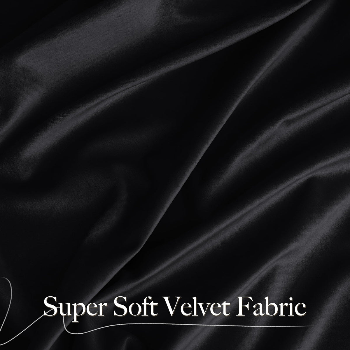 Black Out Velvet Curtains 108 inches Long Q411339