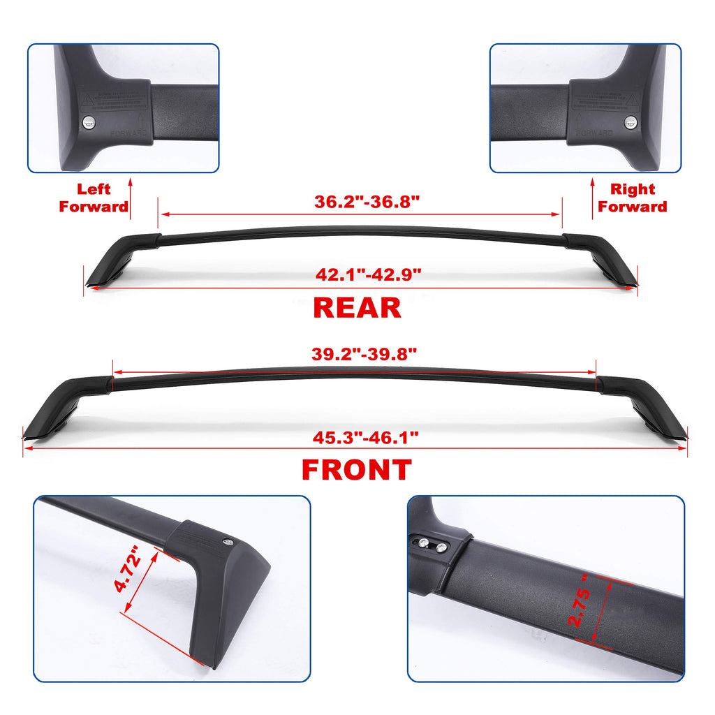 Lockable 260lbs Roof Rack Crossbar F8392